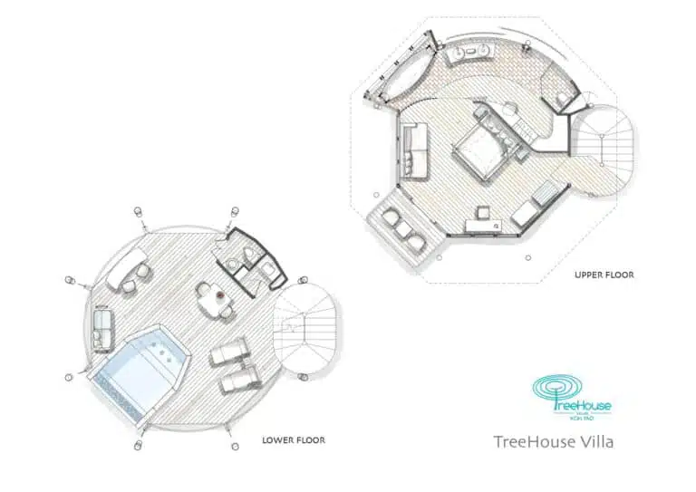 Floor Plan Treehouse Villa